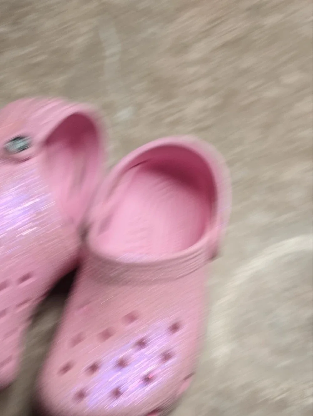 CROCS Kids Sparkle Pink Clogs